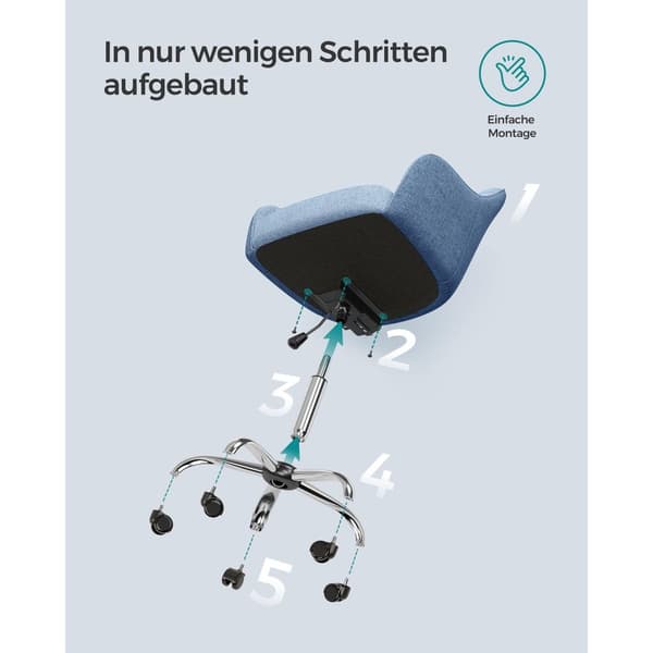 Kontorstol, SONGMICS, Blå