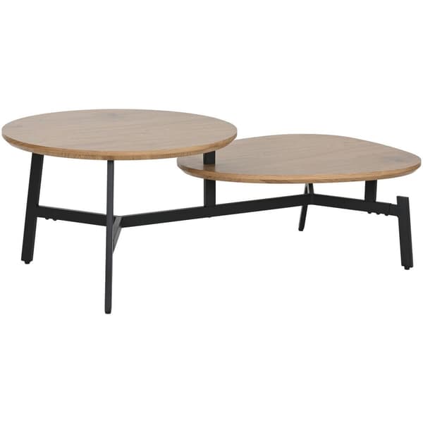 Soffbord Home ESPRIT Svart Naturell 115 x 60 x 40,5 cm
