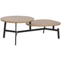 Miniatyrbilde 5 av 5: Senterbord Home ESPRIT Svart Naturell 115 x 60 x 40,5 cm