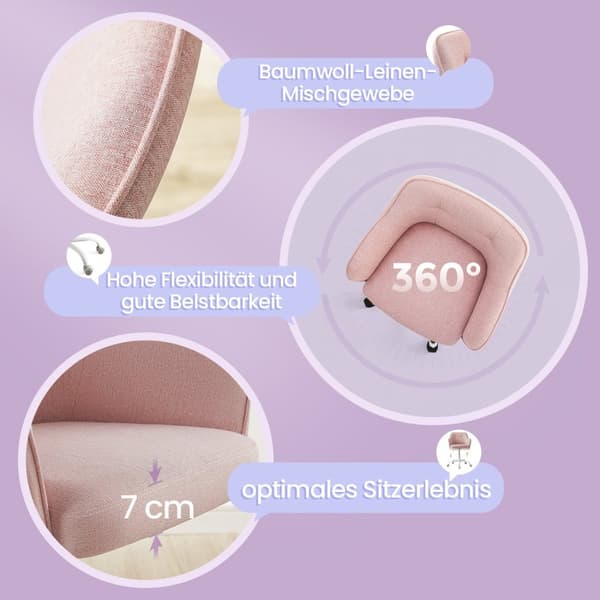Toimistotuoli - Kotityön tuoli kääntymistoiminnolla, ergonominen
