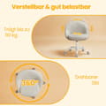 Miniatyrbild 4 av 5: Thuisbureaus ordförande-fleece makeupstol, bekväm och snygg