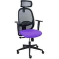 Miniatyrbild 1 av 2: Ergonomisk kontorsstol - PIQUERAS Y CRESPO - Modell Bali - Svart - Justerbara armstöd - Justerbart huvudstöds.