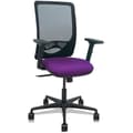 Miniatyrbild 1 av 2: Zulema - Ergonomisk kontorsstol med synkront mekanism, 2D-armstöd - Svart andningsbar ryggstöd och