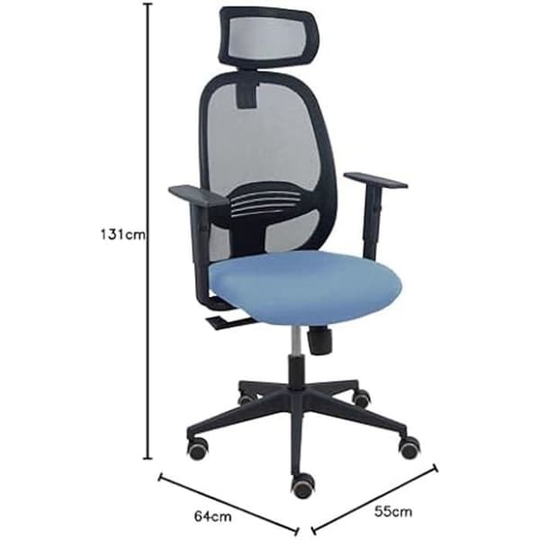 Kontorsstol - PIQUERAS Y CRESPO - Bali - Ergonomisk - Justerbara armstöd - Justerbart huvudstöd
