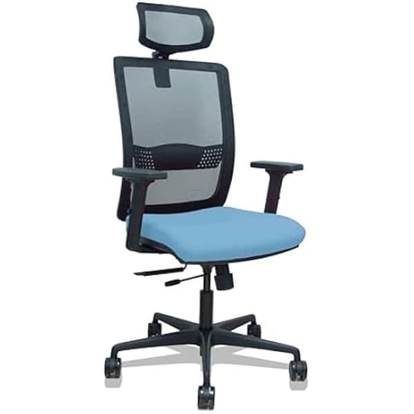 Chaise Haches - PIQUERAS Y CRESPO - Tissu Bali - Ljusblå - Större storlek - Höjdjusterbar