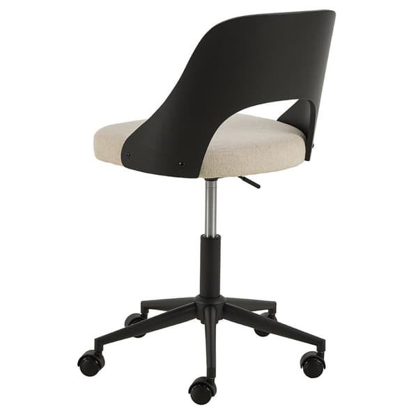 Lucy kontorstol stoff beige.