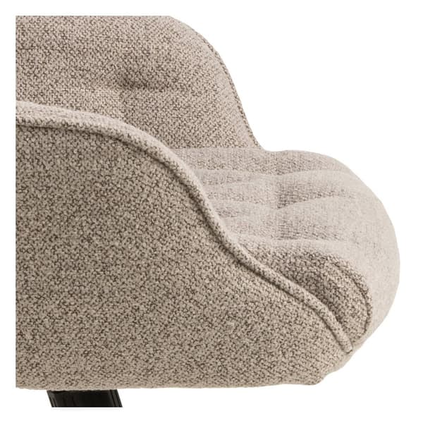 Erik kontorstol bouclé beige.