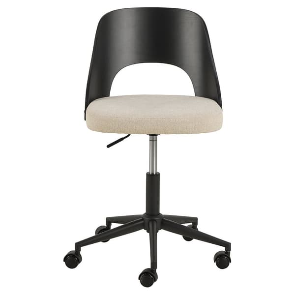 Lucy kontorsstol tyg beige.