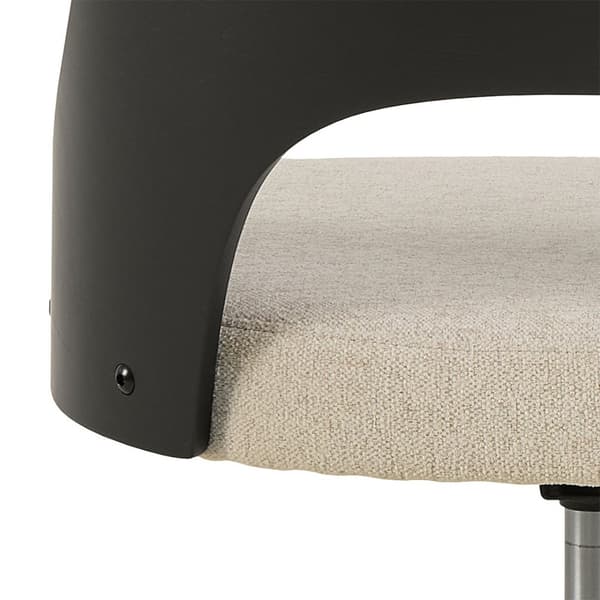 Lucy kontorsstol tyg beige.
