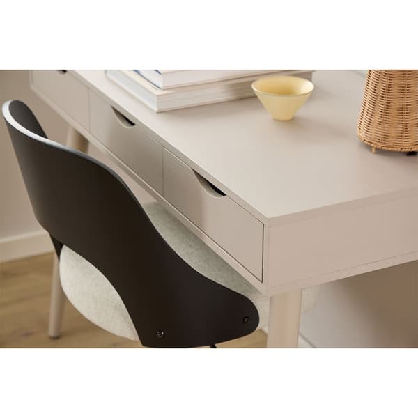 Lucy kontorsstol tyg beige.