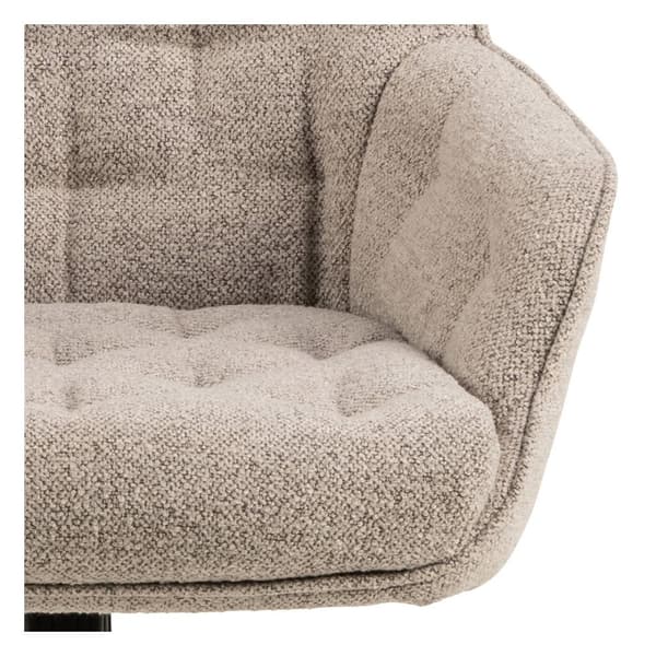 Erik kontorstol bouclé beige.