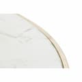 Miniatyrbillede 3 af 4: Sofabord DKD Home Decor Glamour Hvid Multifarvet Gylden Marmor Jern 87 x 87 x 51,5 cm
