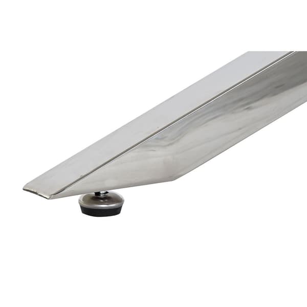 Sofabord DKD Home Decor Sølvfarvet Marmor Stål Plastik 130 x 80 x 45 cm