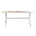 Miniatyrbillede 5 af 5: Spisebord DKD Home Decor Udvendig Harpiks Aluminium 200 x 90 x 75 cm