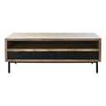 Miniatyrbillede 4 af 5: Sofabord DKD Home Decor Sort Lys brun Metal Mangotræ 120 x 60 x 45 cm