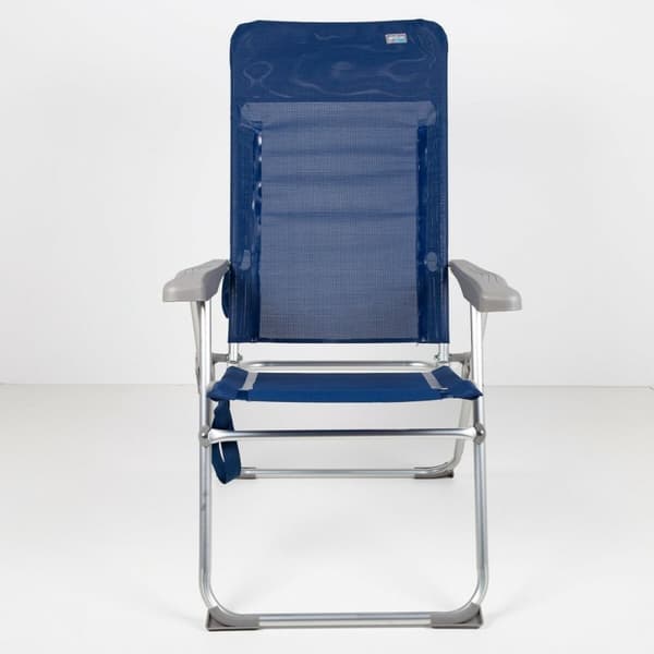 Strandkurv Aktive Slim Foldbar Marineblå 47 x 107 x 66 cm (4 enheder)