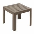 Miniatyrbillede 1 af 2: Sofabord Grosfillex Taupe Harpiks Plastik 40 x 40 x 35 cm