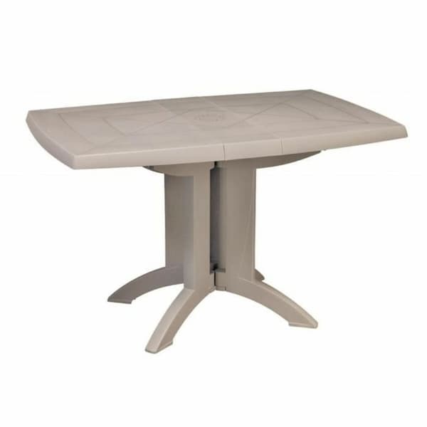 Sammenklappeligt bord Grosfillex Vega Hør Harpiks Plastik 118 x 77 x 72 cm