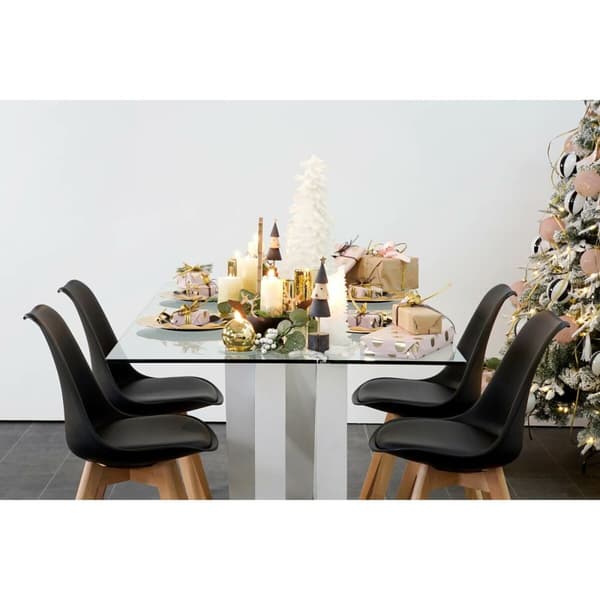 Tuoli DKD Home Decor Musta 48 x 55 x 83 cm