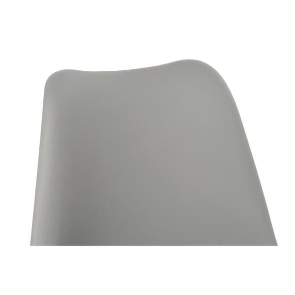 Stol DKD Home Decor 48 x 55 x 83 cm Skum Grå Brun polypropylen Bøk