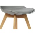 Miniatyrbilde 2 av 4: Stol DKD Home Decor 48 x 55 x 83 cm Skum Grå Brun polypropylen Bøk