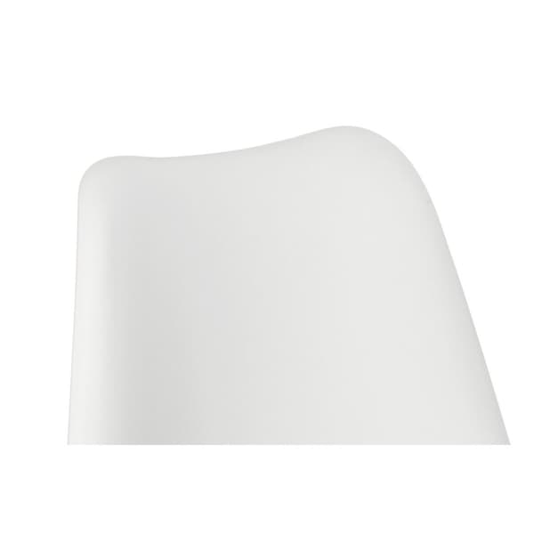 Stol DKD Home Decor 48 x 55 x 83 cm Hvit polypropylen Bøk