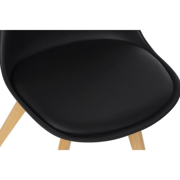 Tuoli DKD Home Decor Musta 48 x 55 x 83 cm