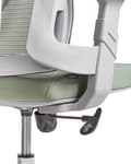 Miniatyrbillede 6 af 11: Kontorstol Grøn Mesh 150 kg Ergonomisk Stol til Kontor med Drej Computerstol med Armlæn Hjemmekontorstol med Bløde Hjul