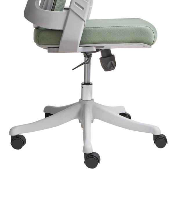 Kontorstol Grøn Mesh 150 kg Ergonomisk Stol til Kontor med Drej Computerstol med Armlæn Hjemmekontorstol med Bløde Hjul