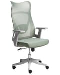 Miniatyrbillede 1 af 11: Kontorstol Grøn Mesh 150 kg Ergonomisk Stol til Kontor med Drej Computerstol med Armlæn Hjemmekontorstol med Bløde Hjul