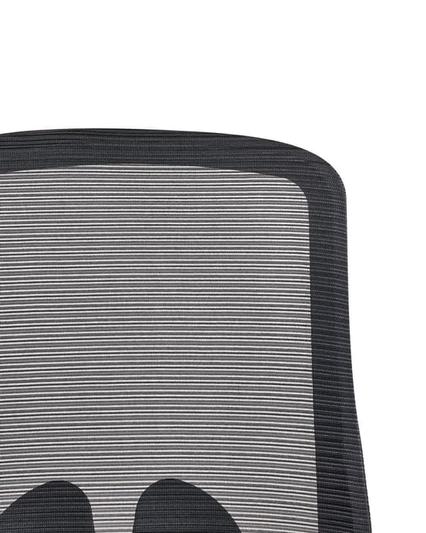 Kontorstol Sort Mesh 150 kg Ergonomisk Stol til Kontor med Drej Computerstol med Armlæn Hjemmekontorstol med Bløde Hjul