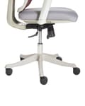 Miniatyrbillede 11 af 11: Kontorstol Mørkerød Mesh 150 kg Ergonomisk Stol til Kontor med Nakkestøtte Computerstol med Armlæn Hjemmekontorstol med Vippefunktion