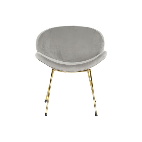 Stol DKD Home Decor Gyllene Ljusgrå 62 x 58 x 73 cm