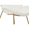 Miniatyrbild 4 av 5: Stol DKD Home Decor Vit Gyllene 63 x 57 x 73 cm