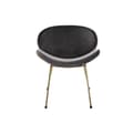Miniatyrbilde 1 av 6: Stol DKD Home Decor 62 x 58 x 73 cm Svart Gyllen Metall