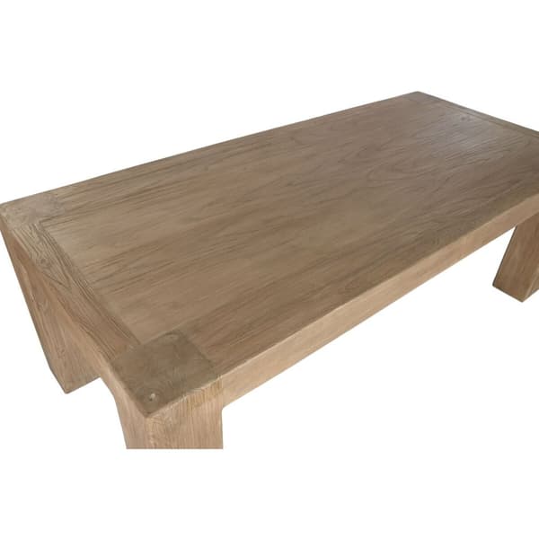 Matsalsbord Home ESPRIT Naturell Almträ 220 x 100 x 76 cm
