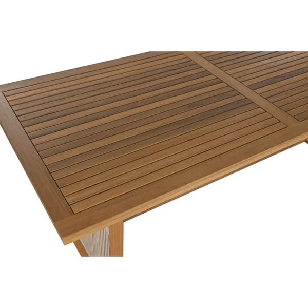 Spisebordsæt med stole Home ESPRIT Brun Tov Eucalyptus 230 x 100 x 75 cm