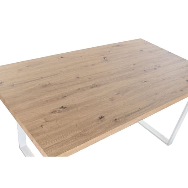 Spisebord Home ESPRIT Brun Sort Jern Træ MDF 160 x 90 x 75 cm