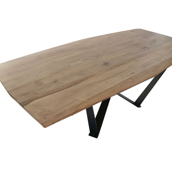 Spisebord Home ESPRIT Metal Akacie 220 x 100 x 76 cm