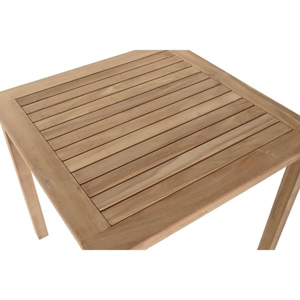 Matsalsbord Home ESPRIT Brun Teak 80 x 80 x 77 cm