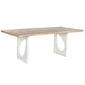 Miniatyrbilde 1 av 7: Middagsbord Home ESPRIT Hvit Naturell Resikulert Tre Treverk av mangotre 200 x 100 x 77 cm 200,5 x 100,5 x 77 cm