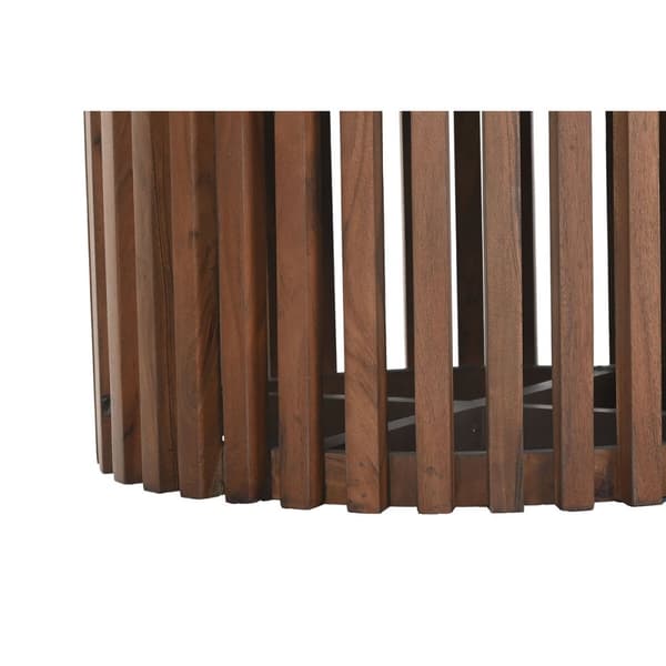 Middagsbord Home ESPRIT Akasia Terrazo 130 x 130 x 76 cm
