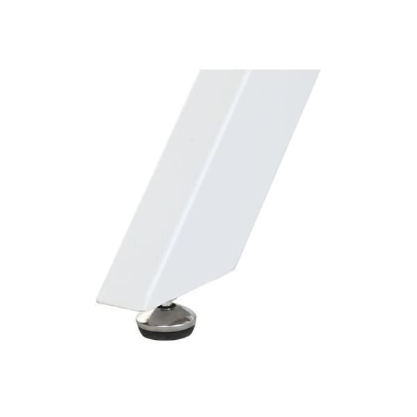 Middagsbord Home ESPRIT Hvit Brun Jern Tre MDF 120 x 120 x 75 cm