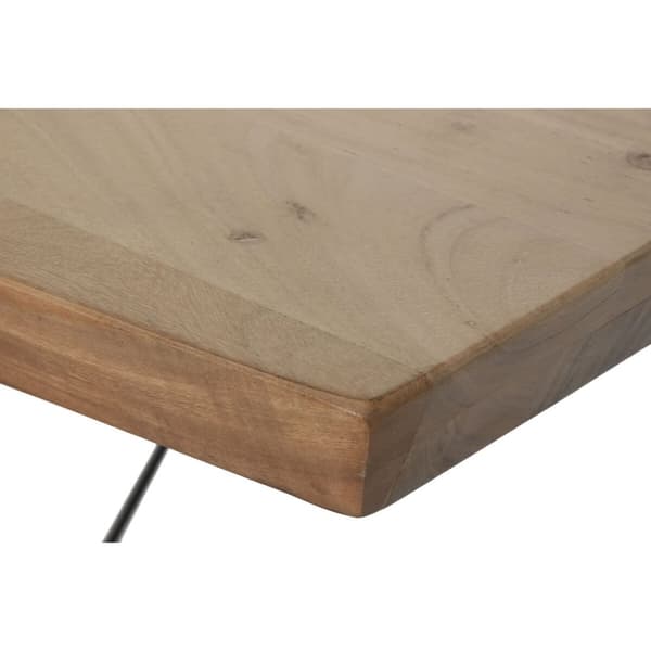 Middagsbord Home ESPRIT Metall Akasia 220 x 100 x 76 cm