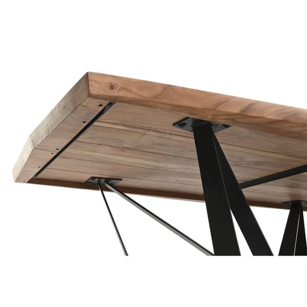 Middagsbord Home ESPRIT Metall Akasia 220 x 100 x 76 cm