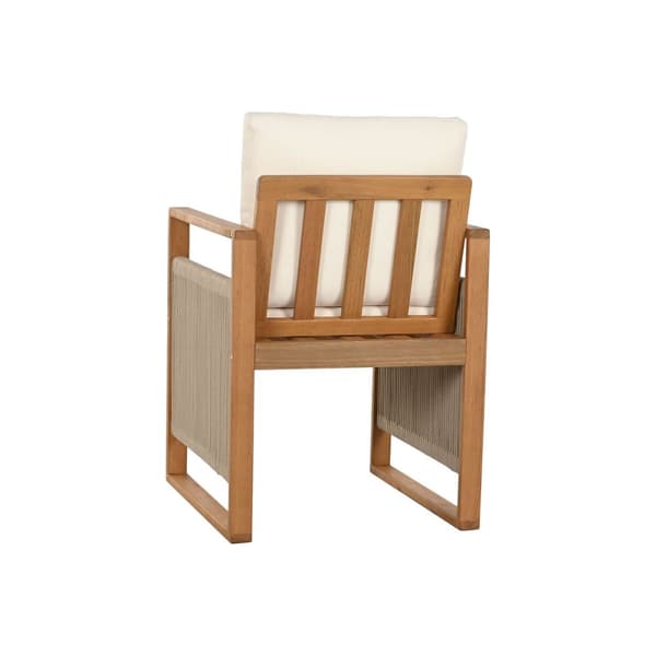 Pöytäsetti tuolilla Home ESPRIT Ruskea Köysi Eukalyptuspuu 230 x 100 x 75 cm
