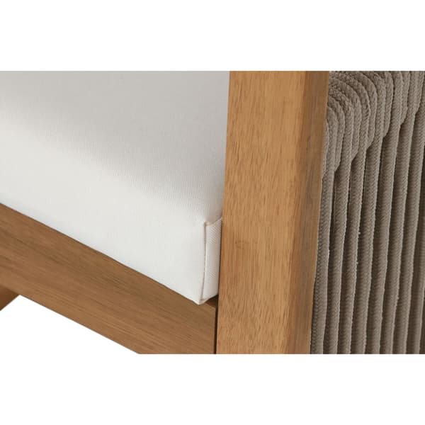 Pöytäsetti tuolilla Home ESPRIT Ruskea Köysi Eukalyptuspuu 230 x 100 x 75 cm