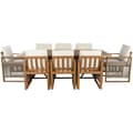 Pikkukuva 10 / 11: Pöytäsetti tuolilla Home ESPRIT Ruskea Köysi Eukalyptuspuu 230 x 100 x 75 cm