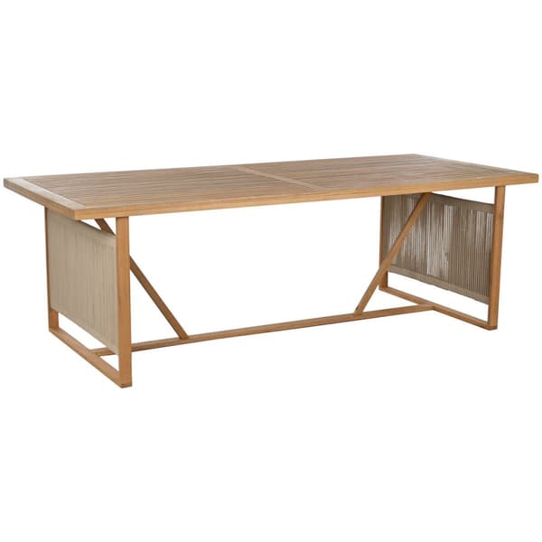 Pöytäsetti tuolilla Home ESPRIT Ruskea Köysi Eukalyptuspuu 230 x 100 x 75 cm
