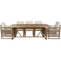 Pikkukuva 1 / 11: Pöytäsetti tuolilla Home ESPRIT Ruskea Köysi Eukalyptuspuu 230 x 100 x 75 cm